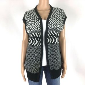 Trissi Women's Open Front Sleeveless Sweater